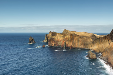 View on Ponta de Sao Lourenco, Madeira Island, Portugal