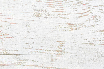  Old wooden board with peeling paint.  Grunge background.