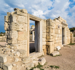 Руины античного города, Херсонес Таврический, Крым, Севастополь