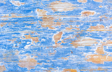 Blue Wood Planks Shabby Background Texture