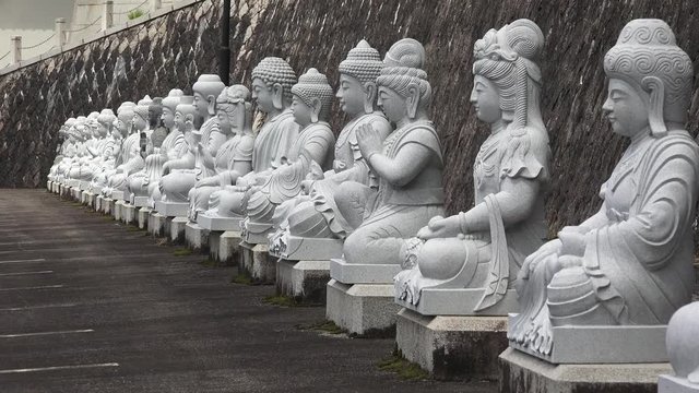仏さま整列