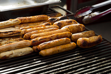 Sausages BBQ grill
