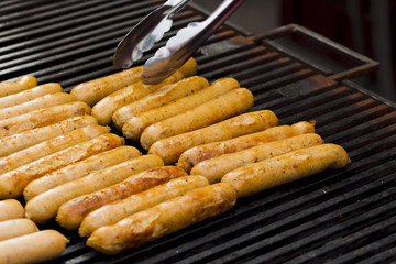 Sausages BBQ grill