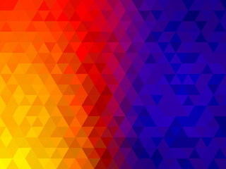 Abstract background - Colorful Geometrical shapes, Polygonal texture for webdesign - Yellow, Red, Purple colors