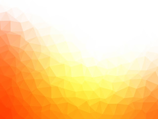 Abstract background - Colorful Geometrical shapes, Polygonal texture for webdesign - Yellow, Red, Orange colors