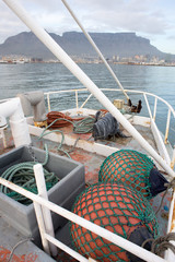 Fenders of Fishing Trawler