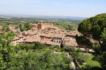 Chiesa di Sant'Agostino in San Gimignano, Toskana Italien