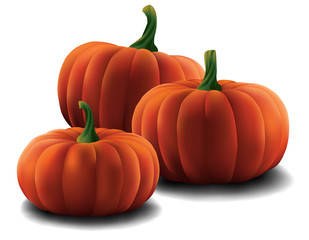 Three Pumpkins