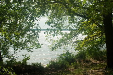 Fototapeta premium Seenlandschaft bei Berlin 