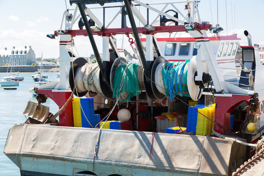 Back of a fishing boat
