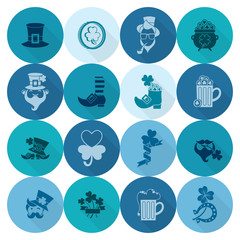 Saint Patricks Day Icon Set