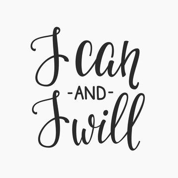 I can and I will quote typography