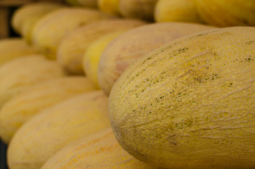 Yellow melons 
