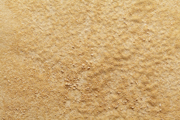 Organic dry powder of Indian frankincense, Salai or shallaki (Boswellia serrata). Macro close up background texture. Top view.
