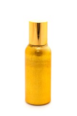 Bottle of perfume on a white background