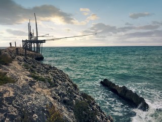 antico trabucco da pesca