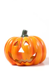 Pumpkin for Halloween isolated on white
