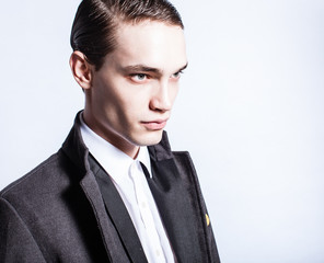 Male fashion portrait. 