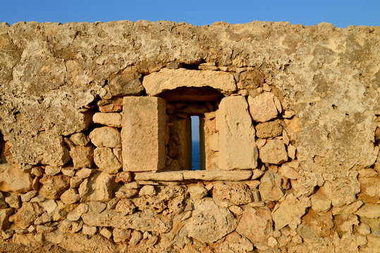 Rethymno Fortezza fortress window