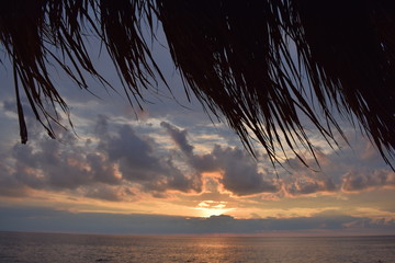 морской закат