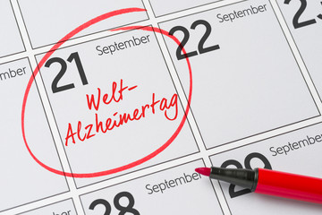 21. September - Welt-Alzheimertag