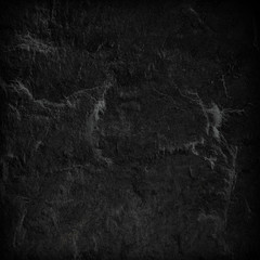 Dark grey black slate background or texture.
