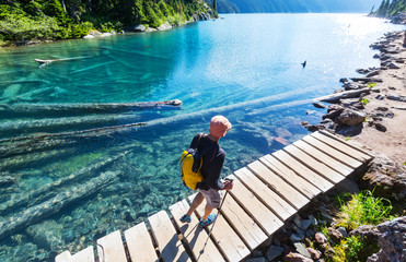 Naklejka premium Garibaldi lake