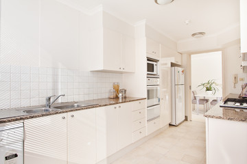 Modern gourmet kitchen interior