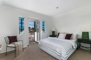 Modern bedroom interior