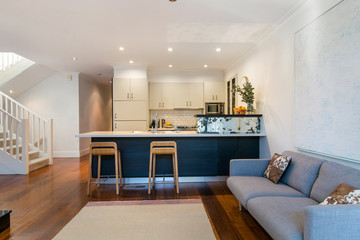 Modern gourmet kitchen interior