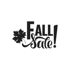 Autumn sale lettering