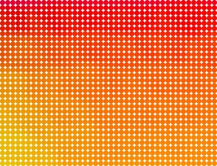 Red yellow and orange dots on white background. Abstract multicolor background with color dots.