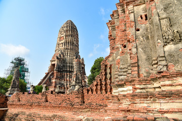 Wat Chaiwatthanaram, a UNESCO World Heritage Site in Ayutthaya