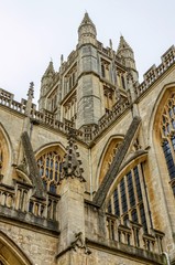 Fototapeta na wymiar Close up of Bath Abbey, England