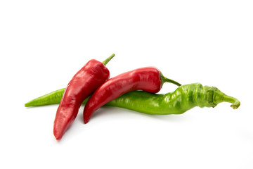 Chili pepper isolated on white background