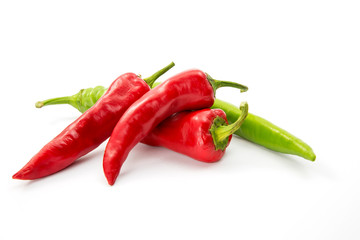 Chili pepper isolated on white background