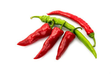 Chili pepper isolated on white background