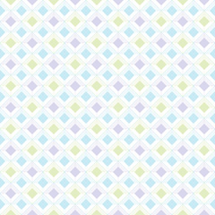 Baby seamless pattern, kids pastel geometric retro ornament wall