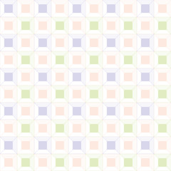 Baby seamless pattern, kids pastel geometric retro ornament wall