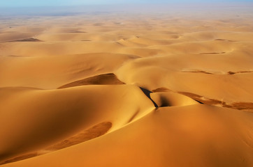 Fototapeta na wymiar Namib desert aerial view
