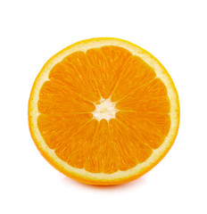 orange fruit on white background