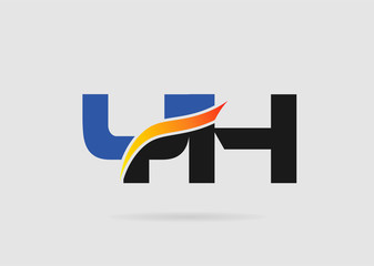 Y and H logo vector
