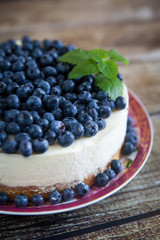 Blueberry cheesecake