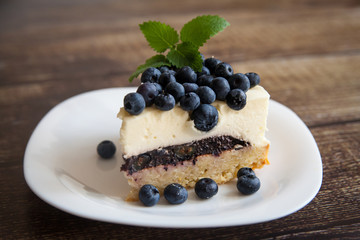 Blueberry cheesecake