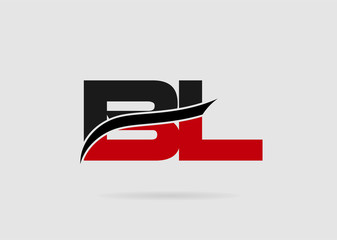 Letter B and L logo vector
