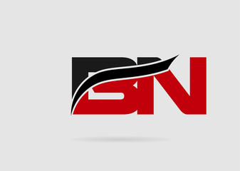 BN company linked letter logo
