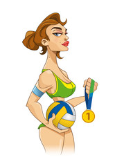 Volleyball player