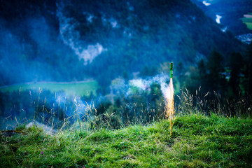 1. August Berner Oberland Rakete