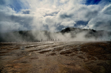 Yellow Stone Grand Prismatic Springs