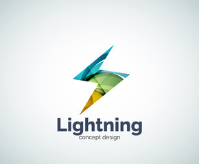 Lightning logo template